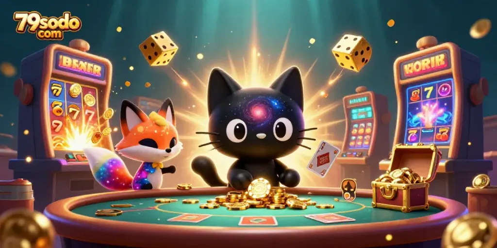 Experience the thrilling world of 79sodo com with captivating casino visuals and dynamic game elements.