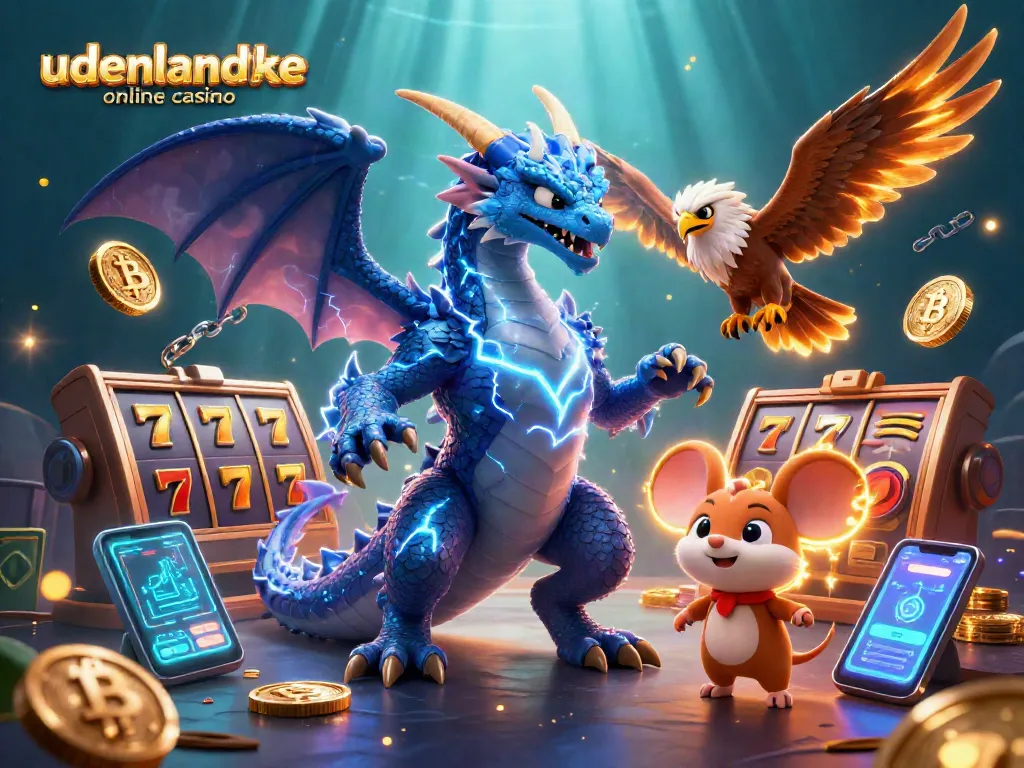 Engage with udenlandske online casino through exhilarating slot games featuring dragons, hawks, and electric elements.