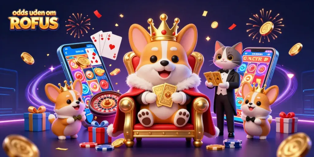 Engage with odds uden om ROFUS through lively casino characters and vibrant gaming elements.