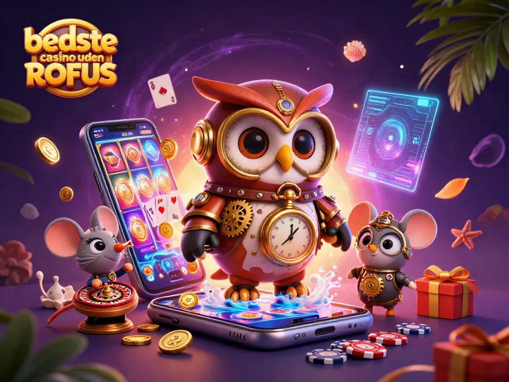 Experience thrilling gaming at bedste casino uden ROFUS with colorful slot games and captivating characters.