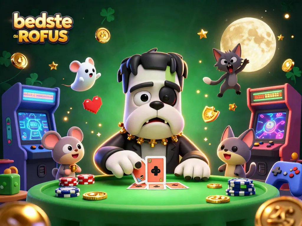 Engage at the bedste casino uden ROFUS with vibrant gaming characters and captivating casino elements.